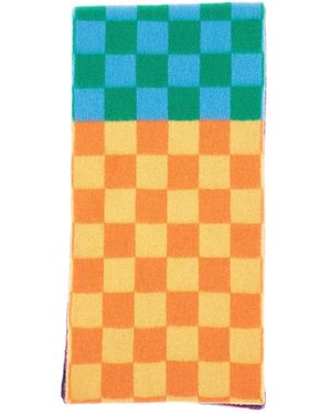 Howlin' Écharpe Cosmic À Motif Damier - Orange