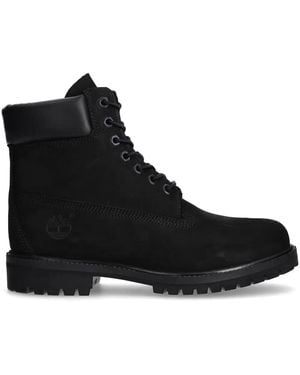Timberland Premium 6-Inch Suede Boots - Black