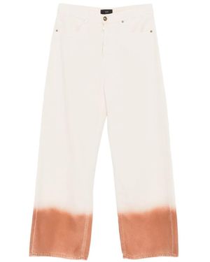 Alanui Dip-Dye Trousers - White