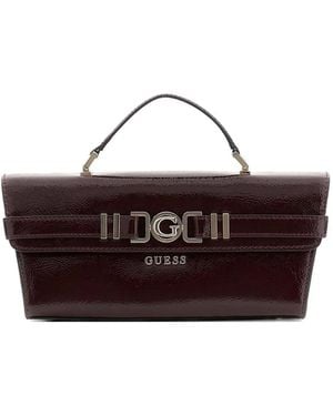 Guess Cirene Top-Handle Satchel Bag - Brown