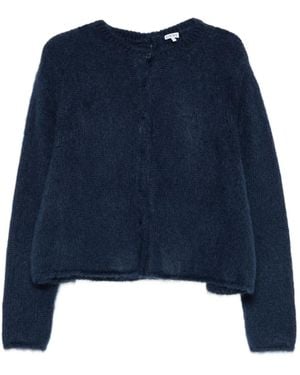 Loewe Cardigan Con Bottoni - Blu