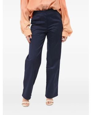 Giorgio Armani Flat-Front Pants - Blue
