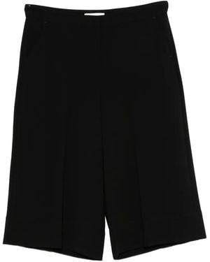 Marina Rinaldi Mrnaceri Pressed-Crease Shorts - Black