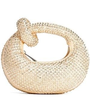 JW PEI Abacus Crystal-Embellished Mini Bag - White