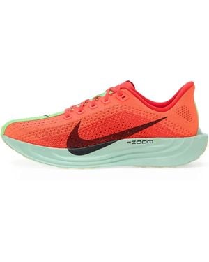 Nike Pegasus Flyknit Zoom Trainers - Red