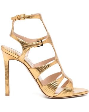 Tom Ford レザー サンダル - メタリック