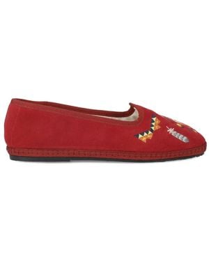 Fortela Ballerines Frutate Friulane À Broderies - Red