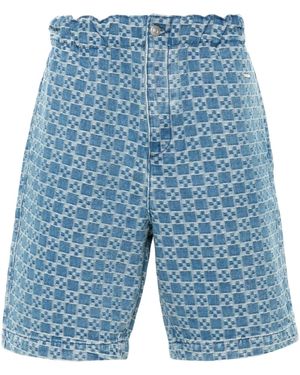 Sandro Bermuda Con Effetto Jacquard 4G - Blu