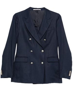 Tagliatore Double-Breasted Blazer - Blue