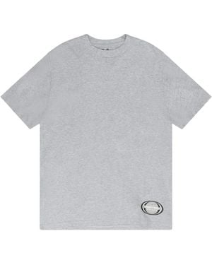 Sp5der Logo-Patch T-Shirt - Grey