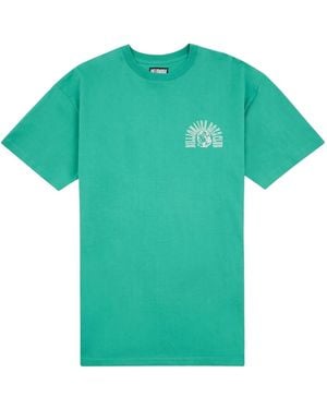 BBCICECREAM Helmet Logo-Print T-Shirt - Green