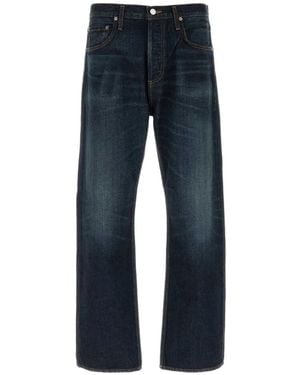 Agolde Whiskering-Effect Jeans - Blue
