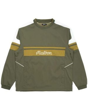 Malbon Golf Colour-Block Pullover Jacket - Green
