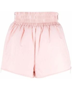 RED Valentino Side-Zip Padded Shorts - Pink