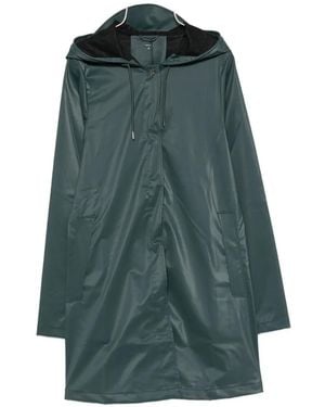 Rains A-Line Trench Coat - Green