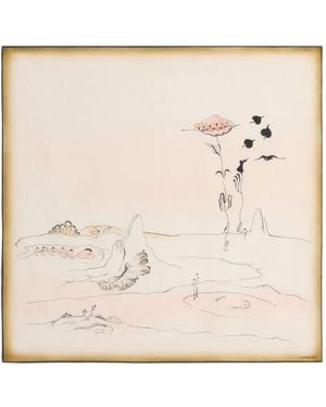 Lemaire Printed Scarf - ナチュラル