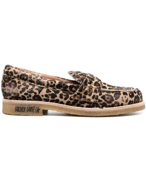 Golden Goose Jerry Leather Loafers - Brown