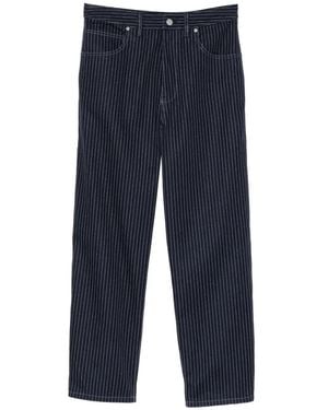 SPORT b. by agnès b. Logo-Embroidered Trousers - Blue