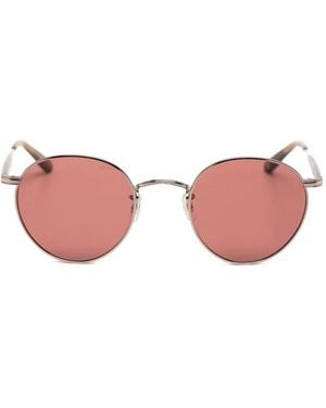 Garrett Leight Runde Wilson Sonnenbrille - Pink