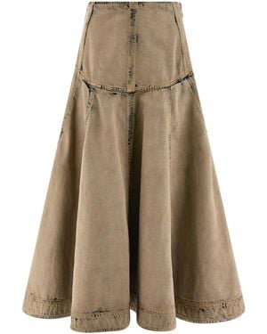 Ferragamo Denim Skirts - Natural