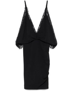 The Attico Minikleid Aus Krepp - Schwarz