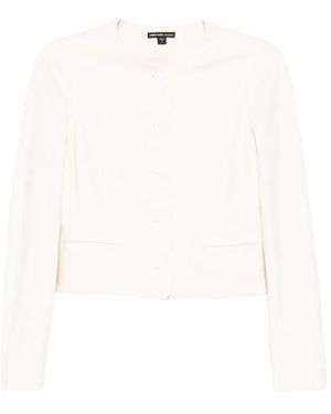 James Perse Brushed Knit Jacket - White