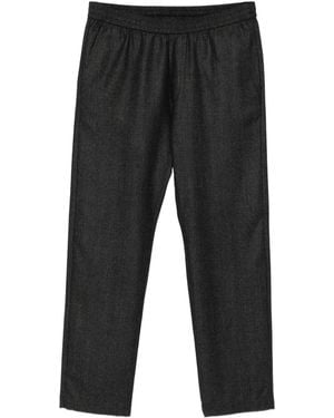 Barena Elastic-Waistband Cotton Trousers - Grey
