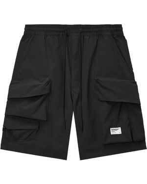 Musium Div. Logo-Embroidered Bermuda Shorts - Black