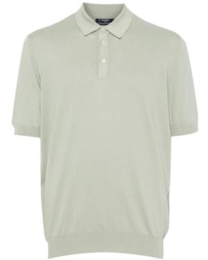 Barba Napoli Short-Sleeve Polo Shirt - White