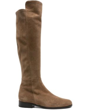 Truman ́s Calf Suede Knee-High Boots - Brown