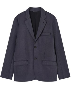 Emporio Armani Single-breasted Blazer - Blue