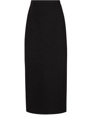 Dolce & Gabbana Klassischer Midirock - Schwarz