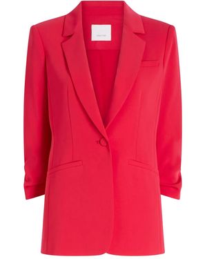 Cinq À Sept Blazer Khloe de manga tres cuartos - Rosa