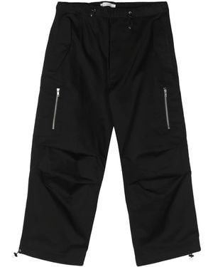 Random Identities Pantalones Berlin de tiro caído - Negro