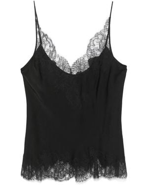 Carine Gilson Camisola con cuello en V - Negro