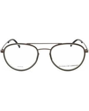Porsche Design Pilot-Frame Glasses - Metallic