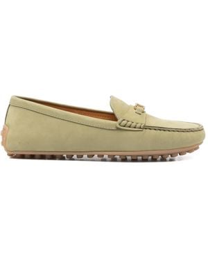 Tod's Logo-Detail Loafers - Natural
