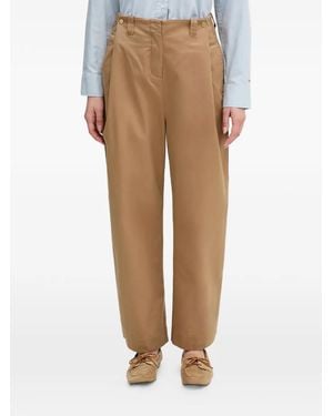 Barbour Alara Button Wide Leg Trousers - Natural