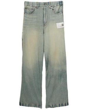 Maison Mihara Yasuhiro Panelled Trousers - Green