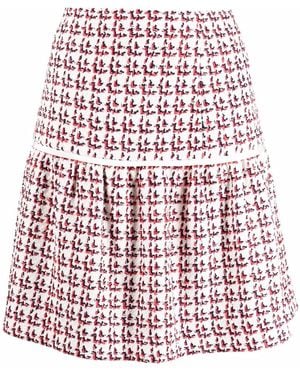 Ferragamo Textured A-Line Skirt