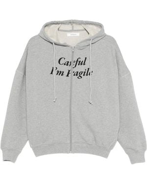 GIMAGUAS Printed Hoodie - White