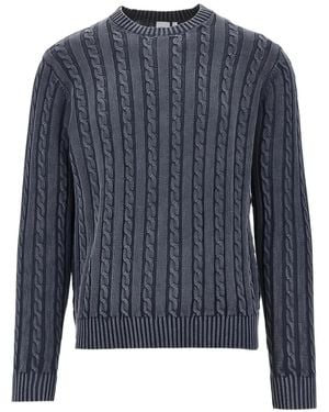 Aspesi Cable-Knit Jumper - Blue