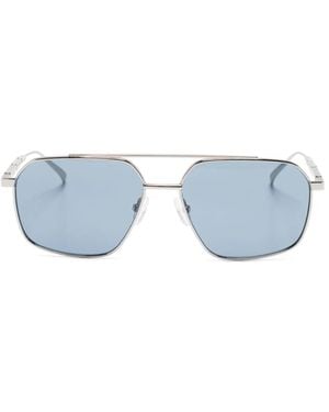 McQueen Occhiali Da Sole Con Montatura Stile Pilota - Blu