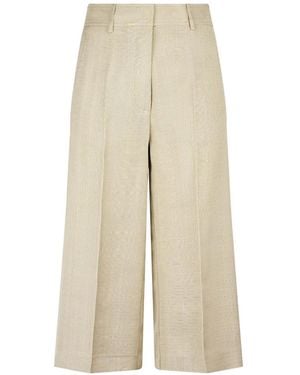 forte_forte Belt-Loops Trousers - Natural