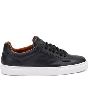 Frau Leather Trainers - Black