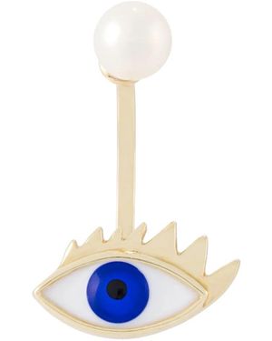 Delfina Delettrez Pendiente "Eye Piercing" - Azul