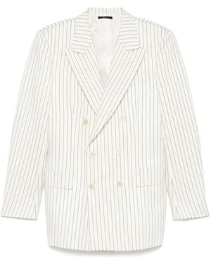 Tom Ford Striped Blazer - White