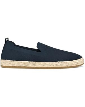 Geox Textured Espadrilles - Blue