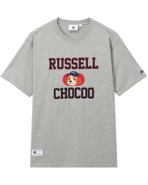 Chocoolate Graphic-Print T-Shirt - Grey