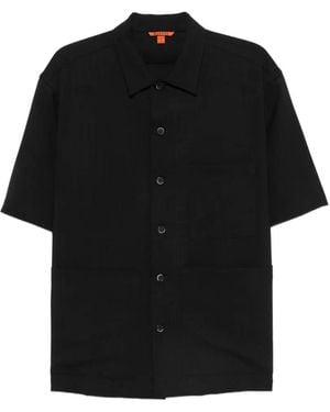 Barena Patch-Pocket Short-Sleeve Shirt - Black